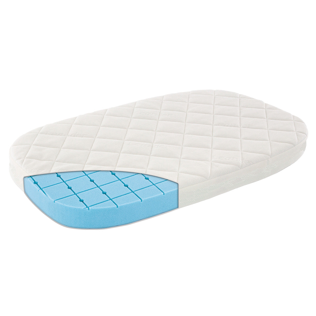 Premium Matratze für Leander Classic Babybett Babyseite Luftkanäle