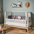 Bild in Galerie-Betrachter laden, Umbauset für Luna Babybett 120cm mit Reling und Kissen
