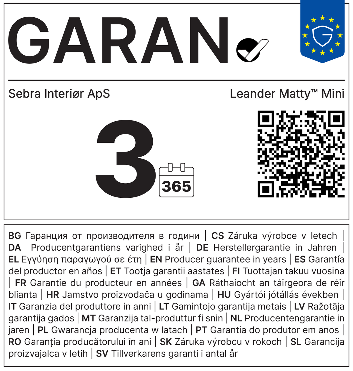 GARAN Label Leander Matty™ Mini Wickelauflage - Cappuccino