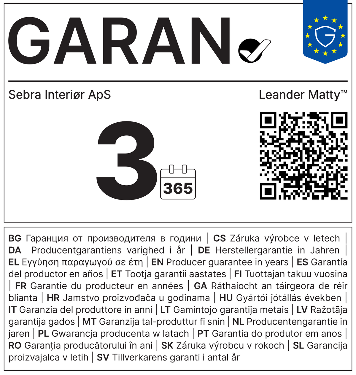 GARAN Label Leander Matty™ Wickelauflage