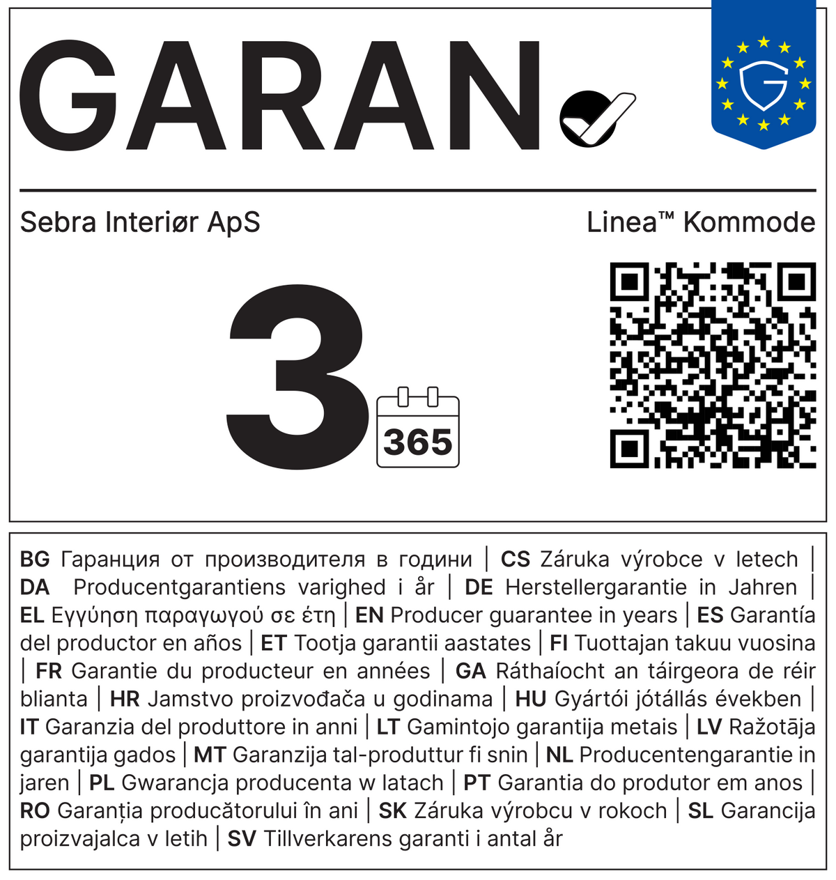 GARAN Label Linea™ Kommode